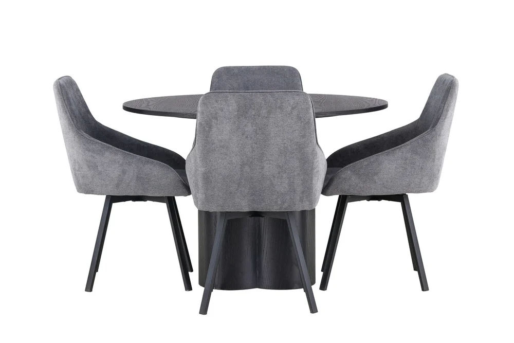 Olivia Matgruppe 110 cm Rund med 4 Rosie Stoler v:2203760