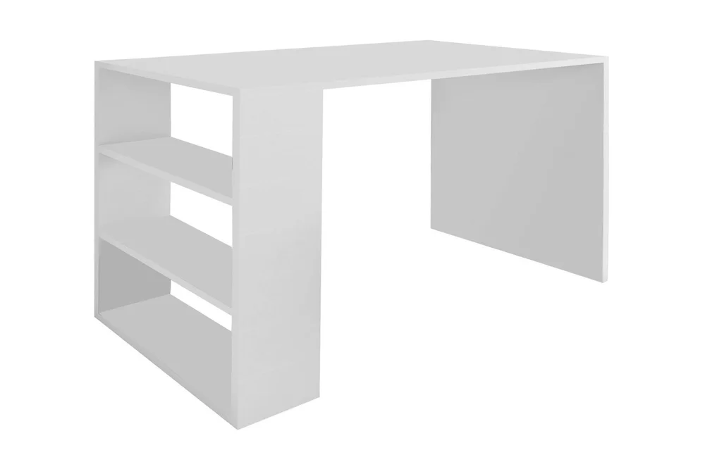 Irbene Skrivebord 90 cm med Oppbevaring 3 Hyller v:6479777