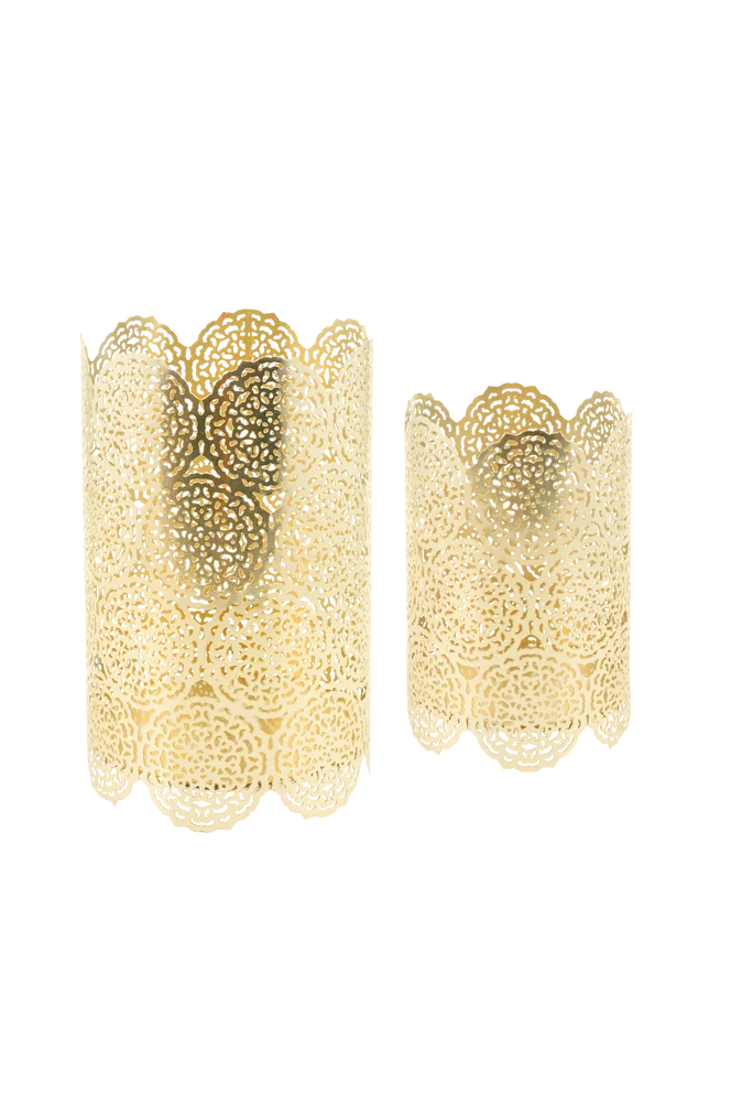 Lanterne, Fiore. Sett med 2 – Messing – Dekor | m v:4134299 Lanterne, Fiore. Sett med 2 – Messing – Dekor | m v:4134299