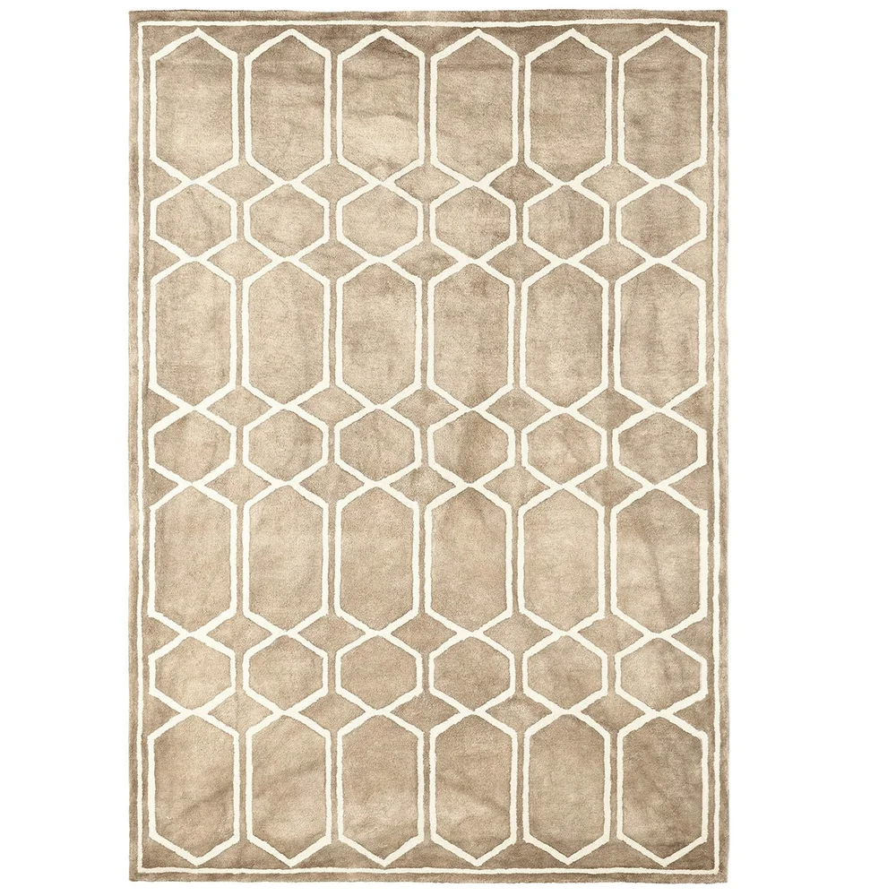 Tie Dye Ullteppe 200×300 cm, Beige v:1239695 Tie Dye Ullteppe 200×300 cm, Beige v:1239695