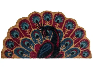 Dørmatte NULATO Flerfarget 45 x 75 cm Påfugl Kokosfiber v:4154155 Dørmatte NULATO Flerfarget 45 x 75 cm Påfugl Kokosfiber v:4154155