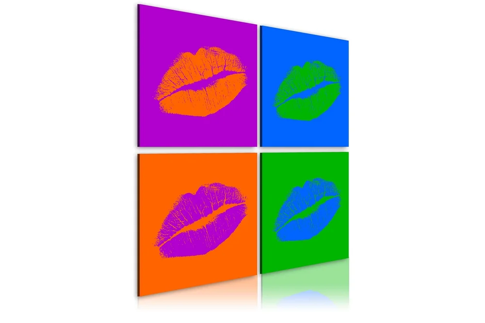Bilde Kisses Popkunst 40x40 v:9459036