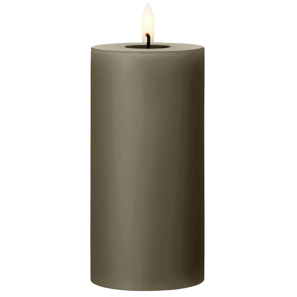 Led Pillar Candle 15 cm, Caviar v:6335363