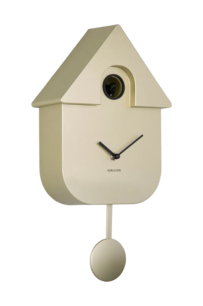 Veggklokke Modern Cuckoo Abs – Gull – Dekor | m v:712181 Veggklokke Modern Cuckoo Abs – Gull – Dekor | m v:712181