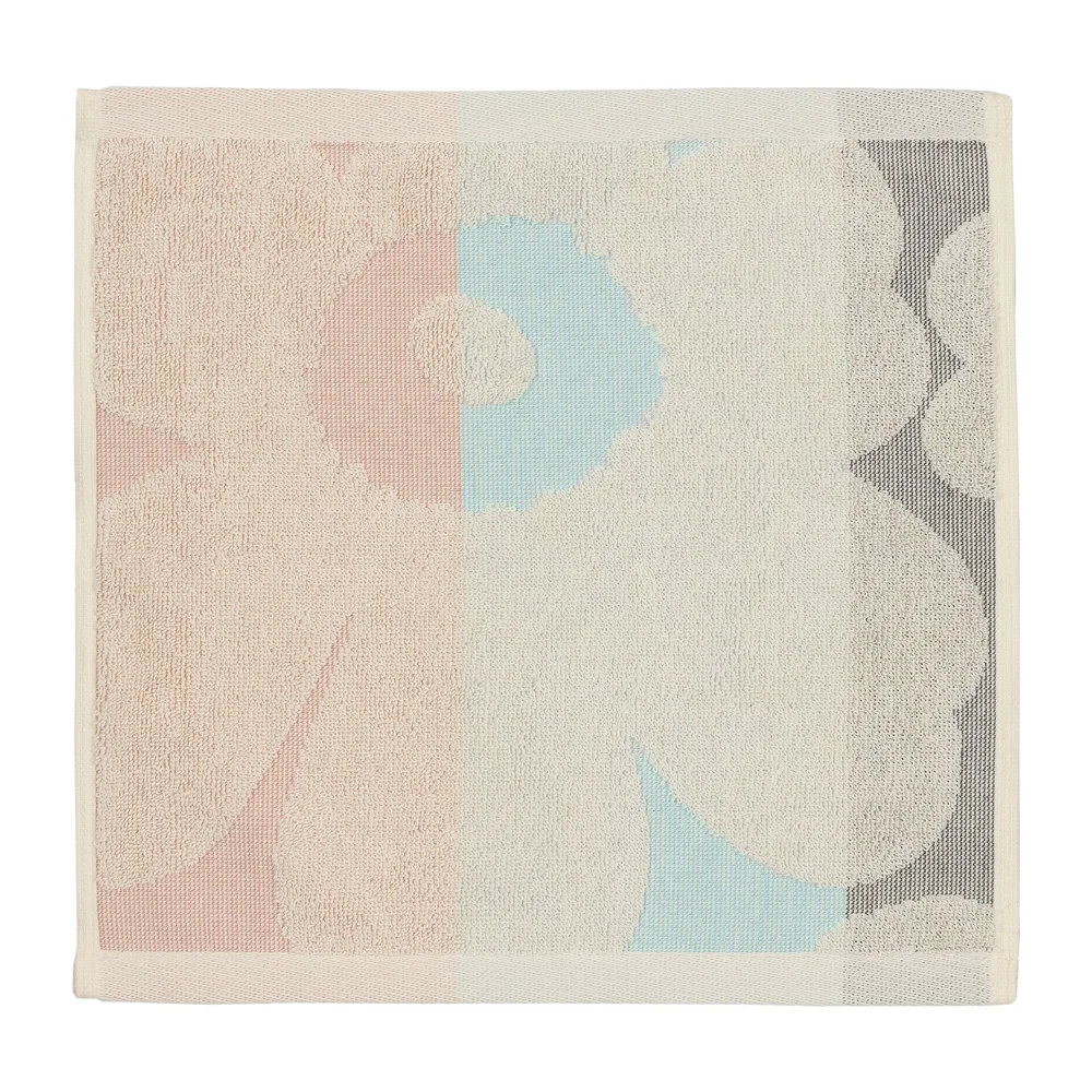 Unikko Ralli håndkle off white-peach-blue v:8163360