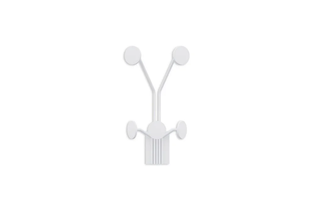 Metall Vegghook Clarra Hvit v:6859155 Metall Vegghook Clarra Hvit v:6859155