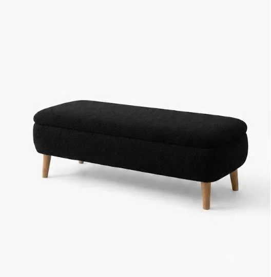 Benk Atelier Del Sofa Rena (90 x 45 x 30 cm) Svart v:1920094 Benk Atelier Del Sofa Rena (90 x 45 x 30 cm) Svart v:1920094