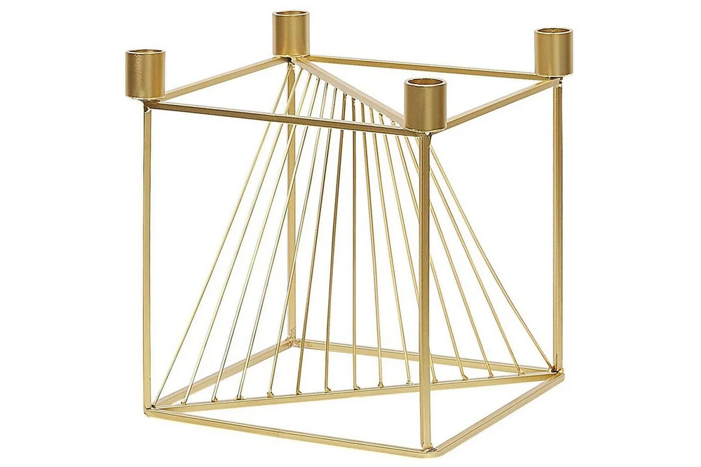 Ljusstake Beliani Mindoro GOLD v:4838693 Ljusstake Beliani Mindoro GOLD v:4838693