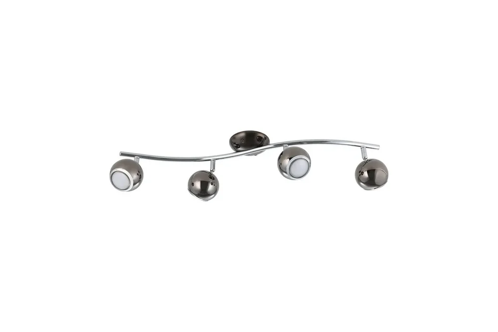Spotlight Eglo Bimeda med 4 lamper nikkel-nero, krom v:8839778