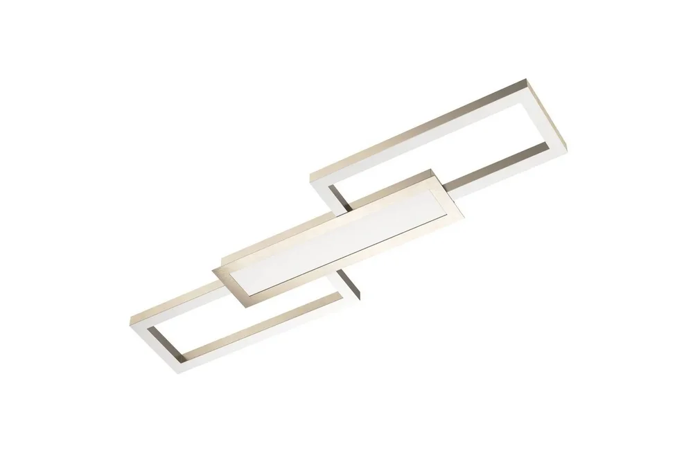 Taklampe Eglo Monirote nikkel-matt hvit v:5975880
