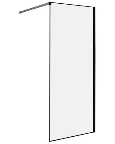 Dusjvegg WASPAM 80 x 190 cm Svart v:9876970 Dusjvegg WASPAM 80 x 190 cm Svart v:9876970