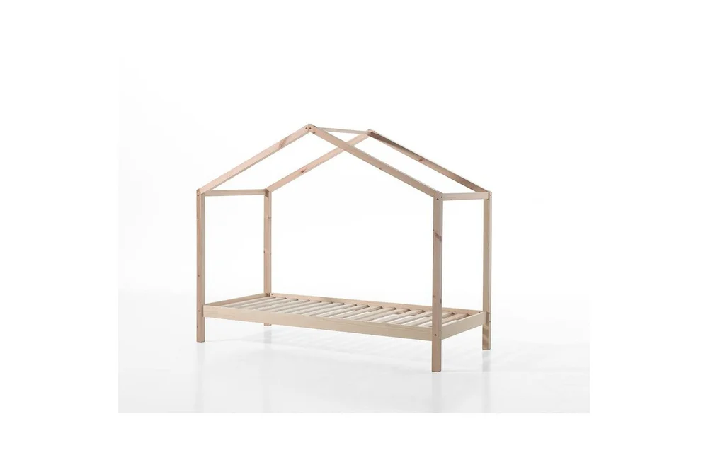 Husseng med tekstilsett Dallas 90×200 cm Naturlig, Uten gjerde, Uten skuff v:4092984 Husseng med tekstilsett Dallas 90×200 cm Naturlig, Uten gjerde, Uten skuff v:4092984