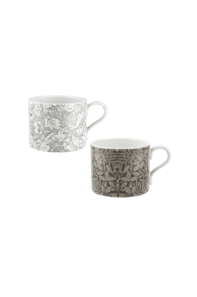 Krus-sett Pure Morris Bachelors & Acorn 2-pk 0,34L – Grå – Kjøkken & husholdning | m v:8067939 Krus-sett Pure Morris Bachelors & Acorn 2-pk 0,34L – Grå – Kjøkken & husholdning | m v:8067939