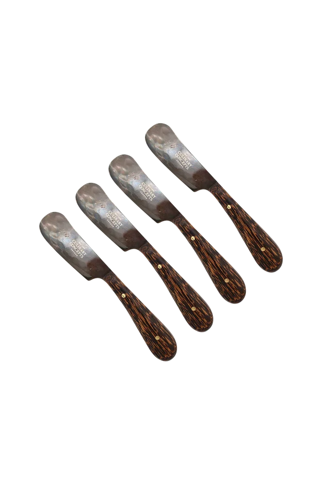 Coconut Wood Sett med fire smørkniver/spredere – Brun – Kjøkken & husholdning | m v:3372483 Coconut Wood Sett med fire smørkniver/spredere – Brun – Kjøkken & husholdning | m v:3372483