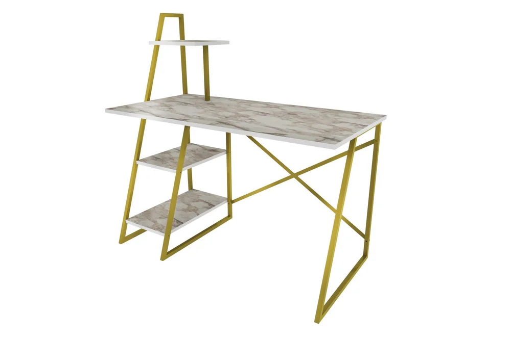 Andifli Skrivebord 60x120x120 cm med oppbevaring v:3715966 Andifli Skrivebord 60x120x120 cm med oppbevaring v:3715966