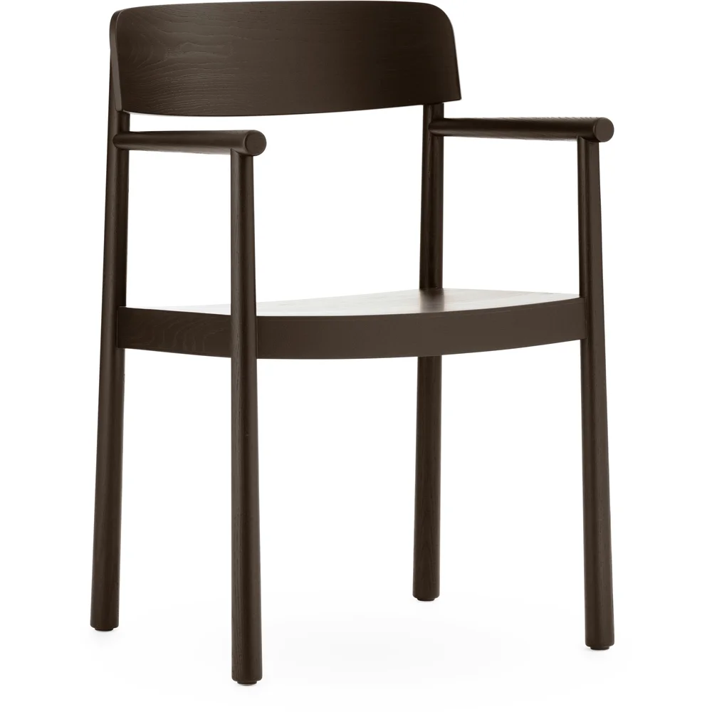 Timb Stol Med Armlene, Brun v:8760317 Timb Stol Med Armlene, Brun v:8760317