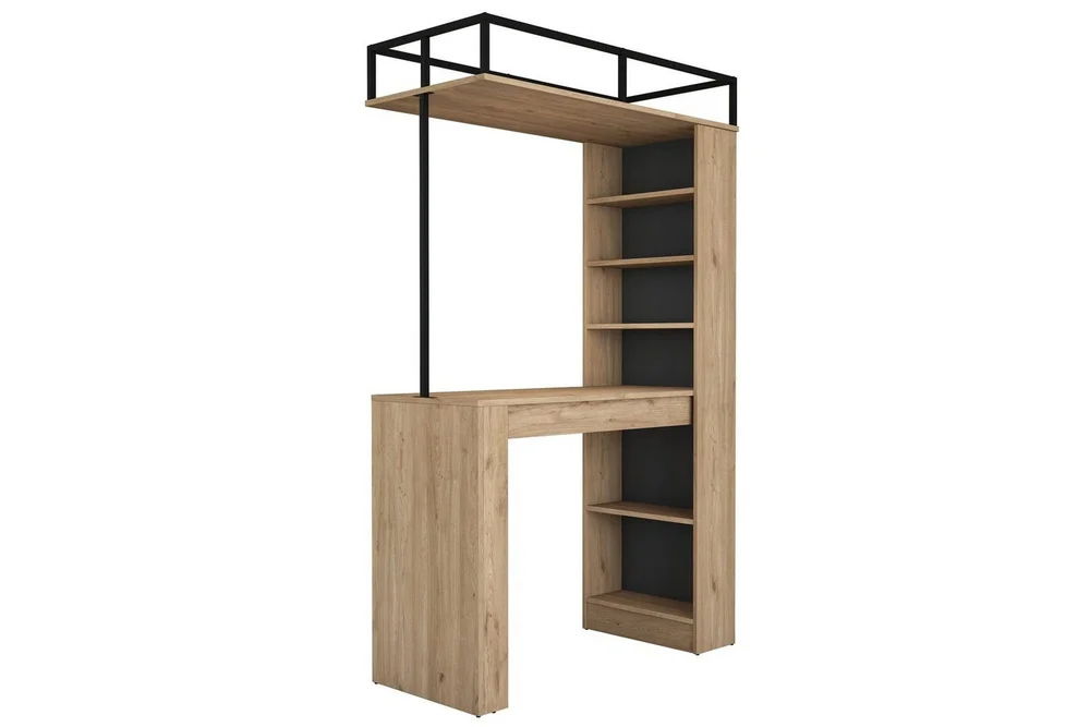Spisebord Beloumont Valnøtt / Svart v:2622776