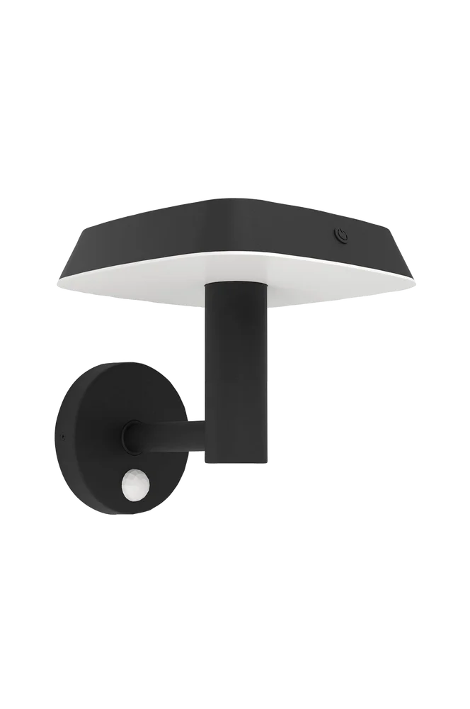 Vegglampe Utendørsbelysning Dreoli Solar Powered With Sensor – Svart – Belysning | m v:5302294 Vegglampe Utendørsbelysning Dreoli Solar Powered With Sensor – Svart – Belysning | m v:5302294