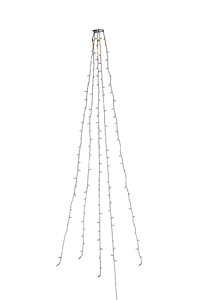 Juletrebelysningssett LED 180cm – Grønn – Belysning | m v:9348790