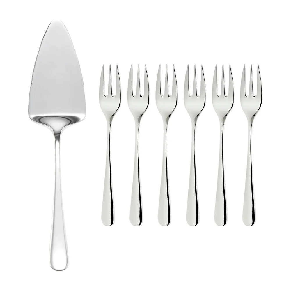 Sallie serveringssett kakegaffel 6 stk. og kakespade v:3638240