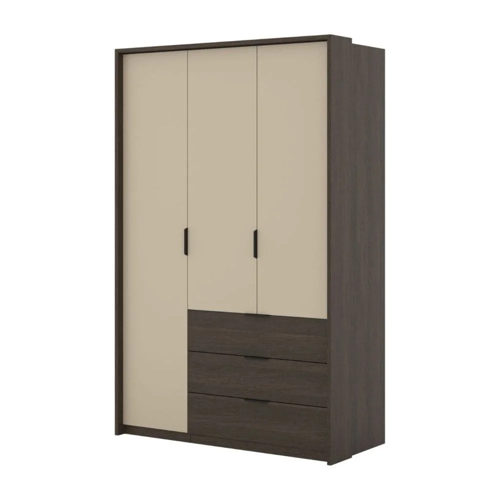 Garderobe Mola 3 dører med 3 skuffer v:9131145
