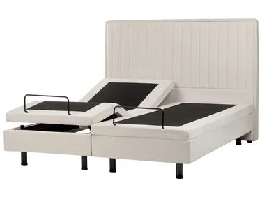 Justerbar seng CASTELLAN 160 x 200 cm Lys beige v:3516537 Justerbar seng CASTELLAN 160 x 200 cm Lys beige v:3516537