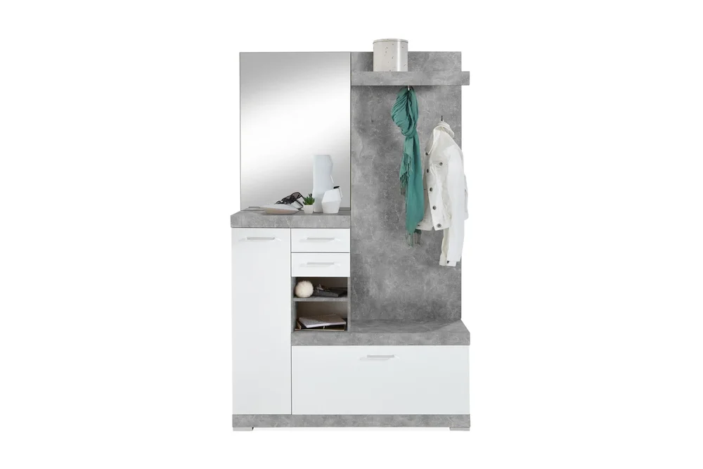 Samekia Garderobe 120 cm v:9080663