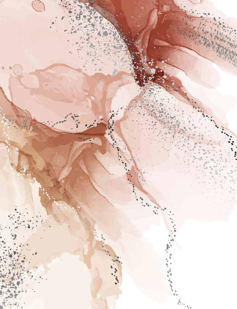 Poster Splash - Rosa - Dekor | m v:5398385