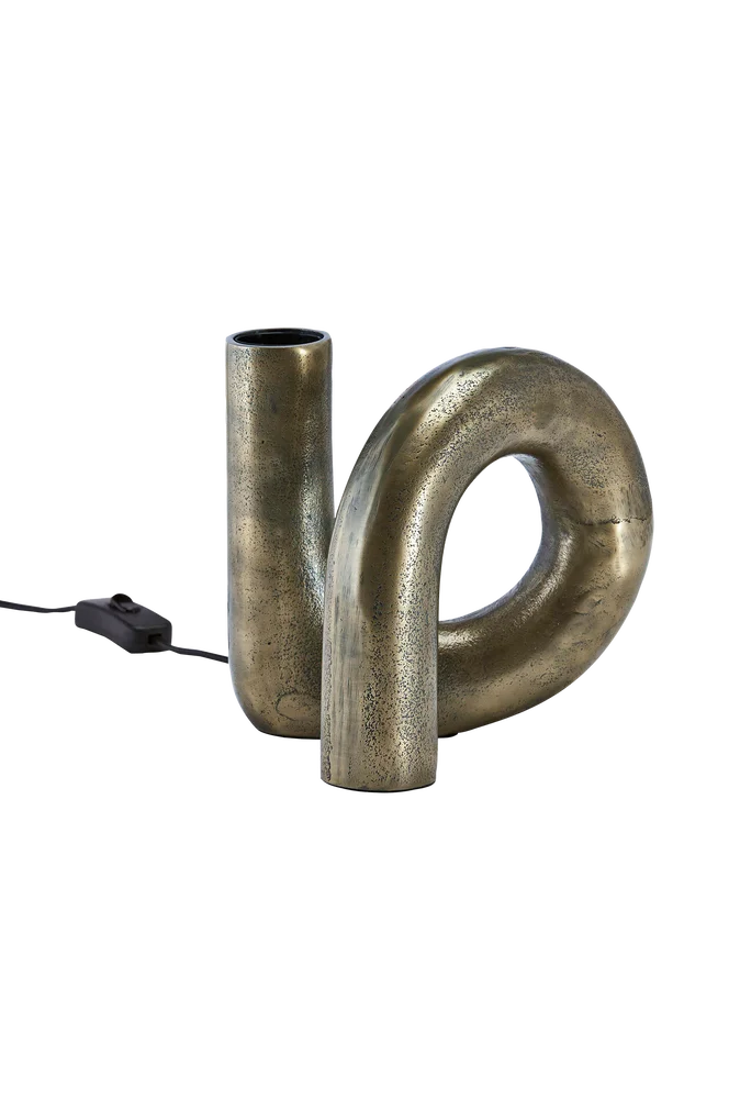 Lampefot Notice Swirl 18 cm – Messing – Belysning | m v:1806337