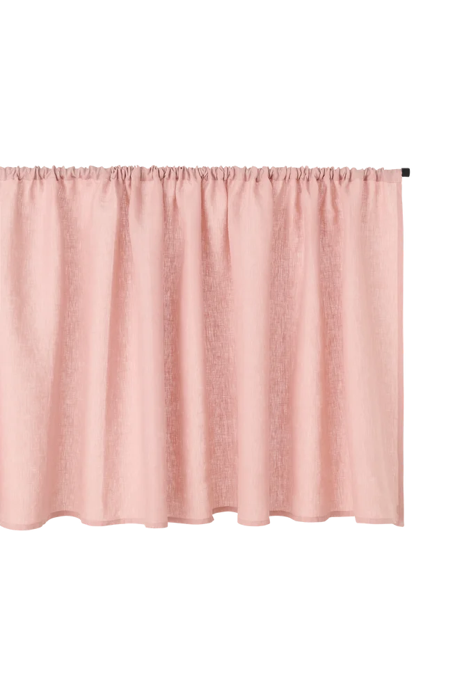 Kafégardin Malva - Rosa - Tekstiler | m v:8591937