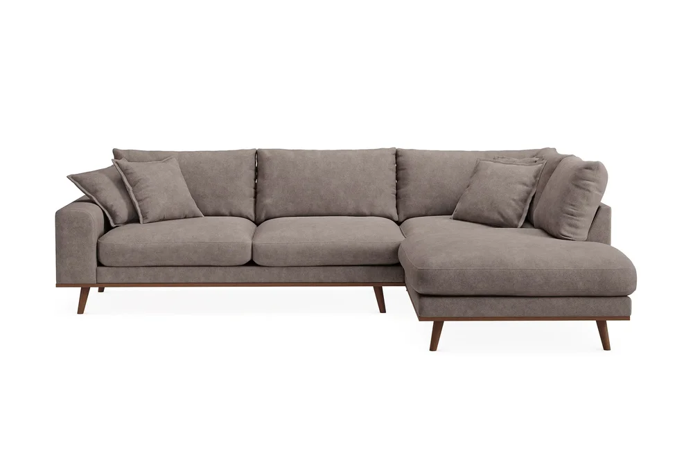 Copenhagen Premium 4-personers Højrevendt L-formet Dyb Chaiselongsofa i Stoff v:2405546