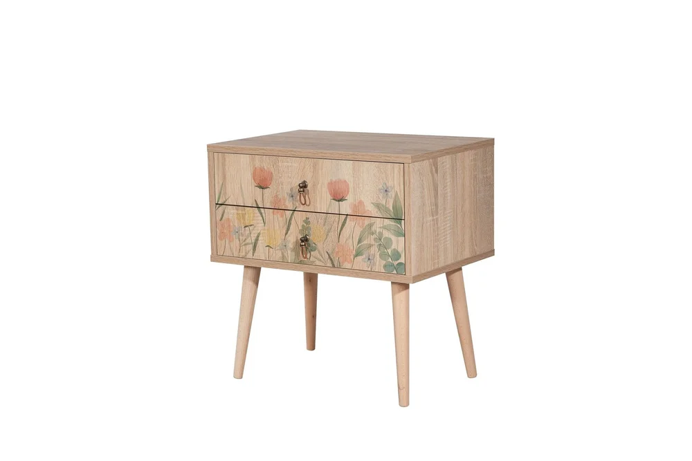Bertoaria Nattbord 60×40 cm Brun v:1893039 Bertoaria Nattbord 60×40 cm Brun v:1893039