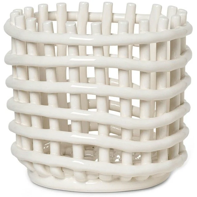 Ceramic Kurv Off-white, 14,5 cm v:5902967 Ceramic Kurv Off-white, 14,5 cm v:5902967