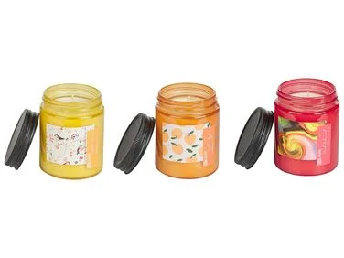 Sett med 3 duftlys FRUITY BLOOM Soyavoks Fruktige noter v:7659751