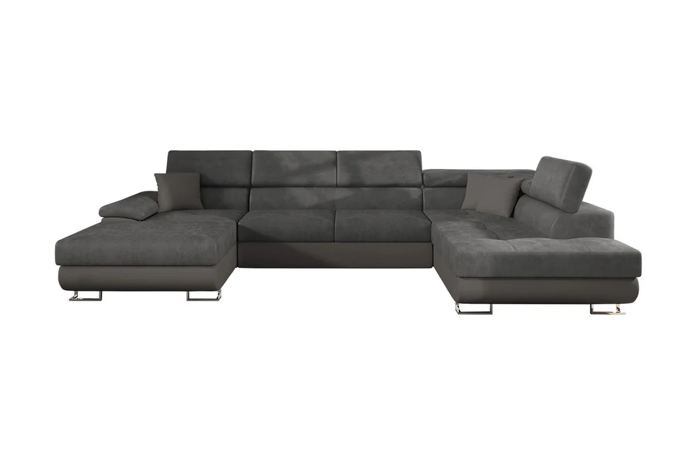 Sovesofa 4-seters U-formet 345x202 cm Høyre v:3157773