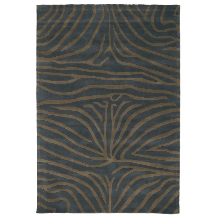 Zebra Ullteppe 170×230 cm, Horizon Blue v:6331646 Zebra Ullteppe 170×230 cm, Horizon Blue v:6331646