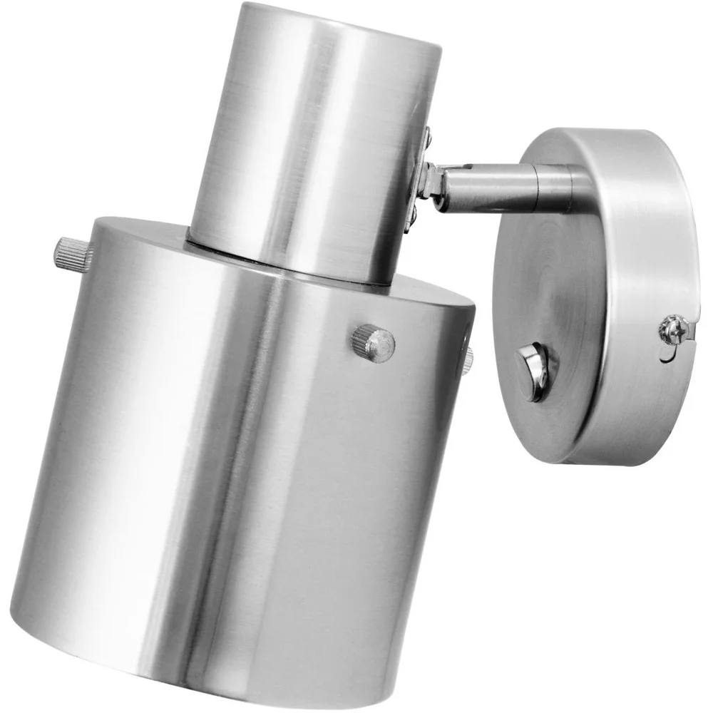 Clark 1 Vegglampe, Børstet Stål v:9069986 Clark 1 Vegglampe, Børstet Stål v:9069986