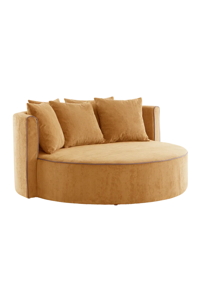 WYOMING sofa 2-seter - Gul m v:1524969