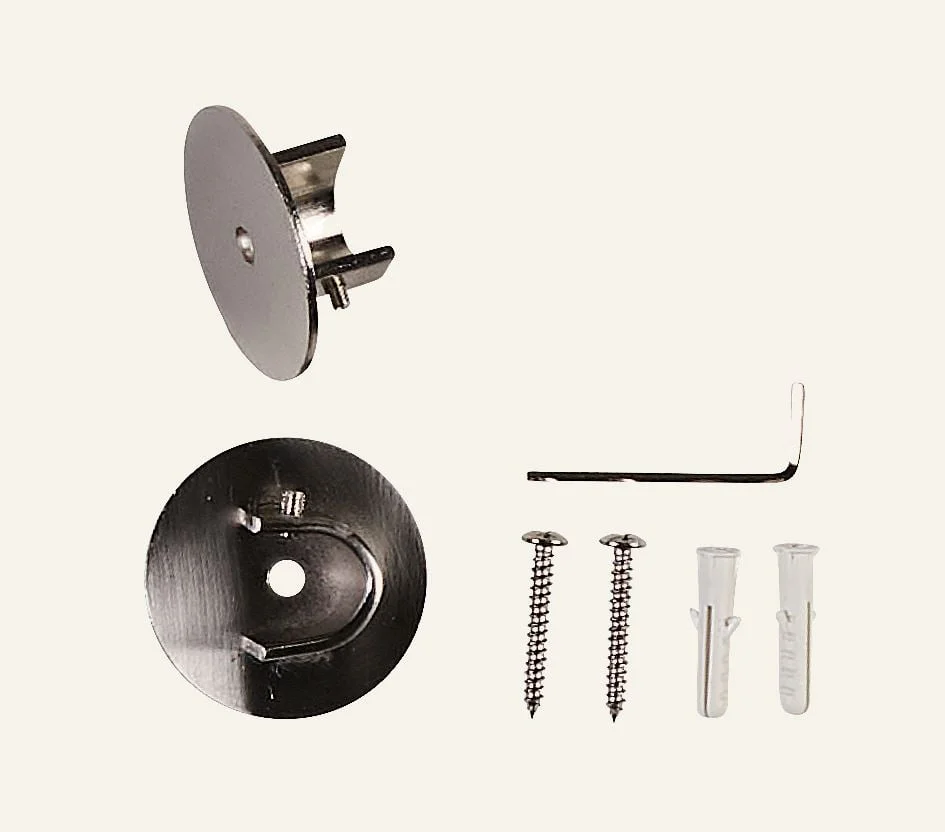 Innvendig fester for gardinstang stål – 22/25 mm v:7037316 Innvendig fester for gardinstang stål – 22/25 mm v:7037316