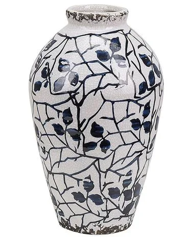 Blomstervase MALLIA 20 cm Steintøy Hvit v:5127297 Blomstervase MALLIA 20 cm Steintøy Hvit v:5127297