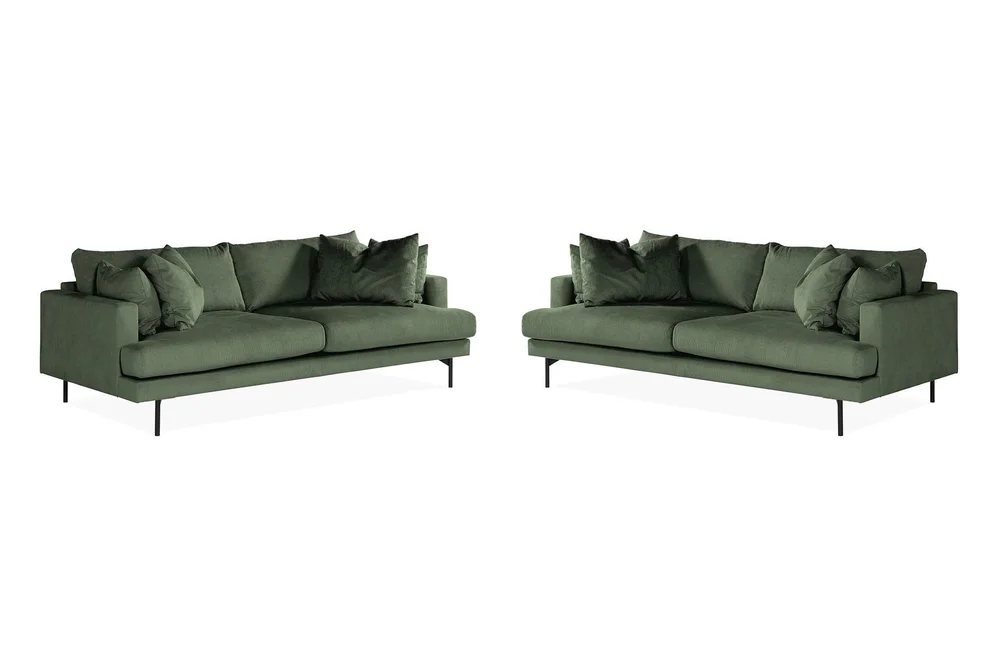 Menard Sofagruppe 4-seters + 4-seters Manchestersofa v:5816908 Menard Sofagruppe 4-seters + 4-seters Manchestersofa v:5816908