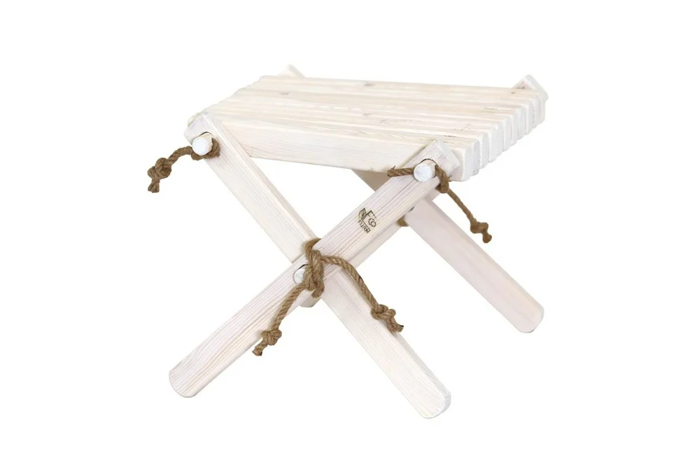 Hillerstorp EcoFurn Fotskammel Lilli Furu lasert hvit v:7627114 Hillerstorp EcoFurn Fotskammel Lilli Furu lasert hvit v:7627114